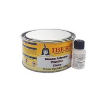 Massa Plastica Cinza Cola Adesiva 400g C/Cat. Ibere Massa Plastica Cinza Cola Adesiva 400g C/Cat. Ibere