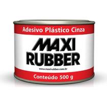 Massa Plastica Cinza Cola Adesiva 500g Com Cat. MaxiRubber