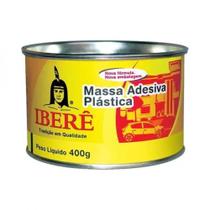 Massa plástica com catalisador 400 gramas branca - Iberê