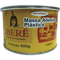 Massa Plastica Ibere 400G Cinza Com Catalizador - Kit C/12