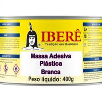 Massa Plastica Ibere Branca 400 Grs - Kit C/12 PC