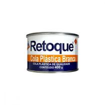 Massa Plastica Retoque 400G Branca 18 - Kit C/12 Massa Plastica Retoque 400G Branca 18 - Kit C/12