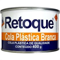 Massa Plastica Retoque 400G Branca 18 - Kit C/12 Massa Plastica Retoque 400G Branca 18 - Kit C/12