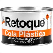 Massa Plastica Retoque 400G Cinza 14 - Kit C/12 Massa Plastica Retoque 400G Cinza 14 - Kit C/12