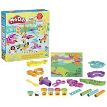 Massa Play Doh Kit De Ferramentas Animais Selvagens - Hasbro
