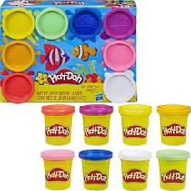 Massa Playdoh com 8 Potes Rainbow - Hasbro Massa Playdoh com 8 Potes Rainbow - Hasbro