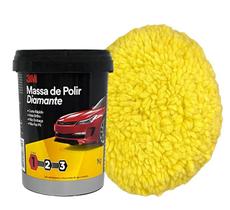 Massa Polidora 3M Diamante + Boina Dupla Face Amarela 1Kg 3M HB004482376 Massa Polidora 3M Diamante + Boina Dupla Face Amarela 1Kg 3M HB004482376