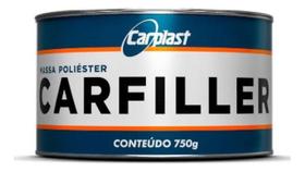 Massa Poliéster Carfiller Correção Automotiva Carplast 750g