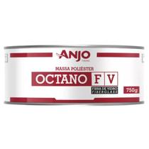 MASSA POLIESTER OCTANO FV 750 gr Fibra de Vidro - ANJO MASSA POLIESTER OCTANO FV 750 gr Fibra de Vidro - ANJO