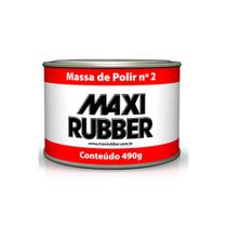 Massa Polir N2 490g Maxi Rubber Para Acabamentos Automotivos