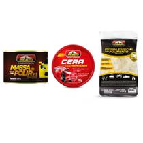 Massa Polir Nº2 Base Água+cera Tradicional Carnaúba+estopa