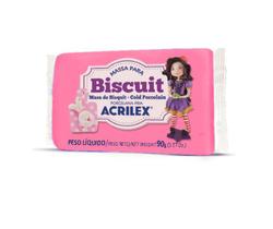 Massa Pronta para Biscuit Porcelana Fria 90g - Acrilex