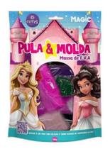 Massa pula e molda 15 cores sortidas 150g princesas Massa pula e molda 15 cores sortidas 150g princesas