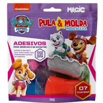 Massa pula e molda 7 cores sortidas 70 g patrulha canina meninas Massa pula e molda 7 cores sortidas 70 g patrulha canina meninas
