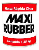Massa Rapida Cinza 1,25 Kg Maxi Rubber Correção Automotiva Massa Rapida Cinza 1,25 Kg Maxi Rubber Correção Automotiva
