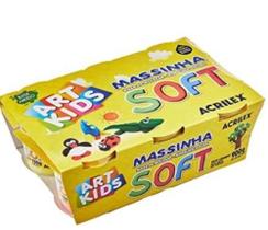 Massa soft baby colors 6x150g sem cor acrilex 73760000 Massa soft baby colors 6x150g sem cor acrilex 73760000