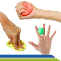 Massa Terapêutica para Exercícios de Reabilitação de Mão Fortalecimento Muscular Fisioterapia LER DORT Ortho Pauher Massa Terapêutica para Exercícios de Reabilitação de Mão Fortalecimento Muscular Fisioterapia LER DORT Ortho Pauher