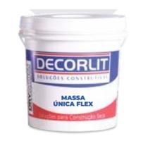 Massa única flex cimentícia decorlit
