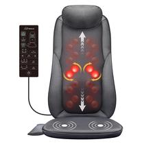 Massage Chair Pad Snailax Back Massager com calor para dor