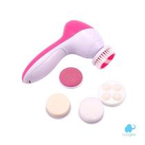 Massageador 5 Em 1 Esfoliante Limpeza Facial Escova Elétrica