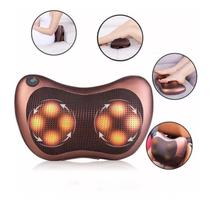 Massageador 8 Bolas Shiatsu Lombar Pescoço Veicular E Casa Almofada Lombar Pescoço Pés 110-220V