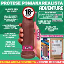 Massageador Adulto íntimo Corporal Flexível - 22 X 5CM - CHOCOLATE MC22 Massageador Adulto íntimo Corporal Flexível - 22 X 5CM - CHOCOLATE MC22