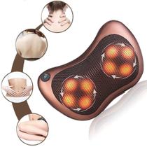 Massageador Almofada Shiatsu Infravermelho Pescoço Lombar Pernas Pés - Pro