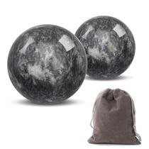 Massageador Bolas Baoding Hmsddan de Mármore 3,5 cm Conjunto com 2 Peças Massageador Bolas Baoding Hmsddan de Mármore 3,5 cm Conjunto com 2 Peças