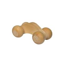 Massageador Carrinho Madeira Facial 4 Rodas - Newart Massageador Carrinho Madeira Facial 4 Rodas - Newart