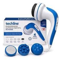 Massageador Corporal 4 Em 1 Elétrico E Portátil Techline Ms9000 110v