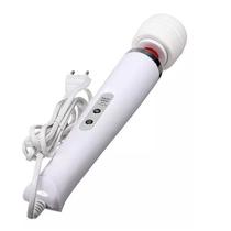 Massageador Corporal Elétrio Gigante Varinha Mágica 9000 rpm Bivolt - Branco - Mima S2