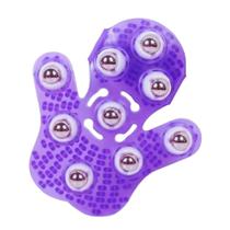 Massageador Corporal formato luva com 9 esferas 360 graus