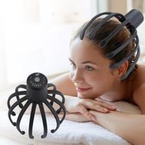 Massageador de Cabeça Automático Antiestresse Portátil Relaxamento Profundo Tipo Polvo
