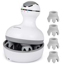 Massageador de cabeça de couro cabeludo cotsoco Electric com 4 cabeças e 84 nós Massageador de cabeça de couro cabeludo cotsoco Electric com 4 cabeças e 84 nós