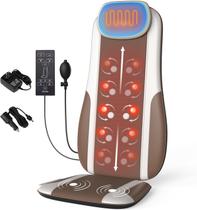Massageador de costas comrelax Shiatsu Heat Vibration PU Leather