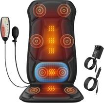 Massageador de Costas KNONNETD Almofada para Cadeira com Aquecimento 6 Modos