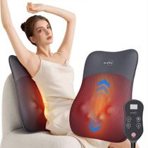 Massageador de costas Pryfey Ultrafino com Heat 4D Kneading Red Light