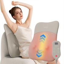 Massageador de costas Pryfey Ultrafino com Heat 4D Kneading Red Light