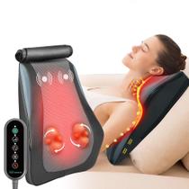 Massageador de costas Snailax Deep Tissue Shiatsu com calor de Natal