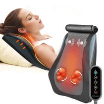 Massageador de Costas Snailax Shiatsu com Calor - Tecnologia Deep Tissue