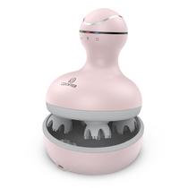 Massageador de couro cabeludo COMFIER Hair Growth com 84 nós de massagem rosa