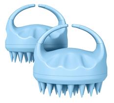 Massageador de couro cabeludo e escova de xampu, pacote com 2 unidades Flathead Massageador de couro cabeludo e escova de xampu, pacote com 2 unidades Flathead