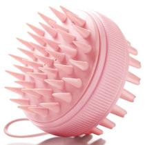 Massageador de couro cabeludo Fancii Charlotte Wet & Dry Hair Pink Silicone