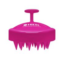 Massageador de couro cabeludo Hair Growth HEETA Hot Pink Silicone Cerdas