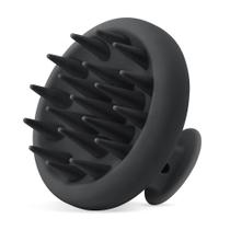 Massageador de couro cabeludo HEETA Hair Growth com cerdas macias, preto Massageador de couro cabeludo HEETA Hair Growth com cerdas macias, preto