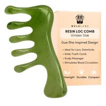 Massageador de Couro Cabeludo Loc Comb NVLX LABS - Gua Sha para Cuidado Capilar
