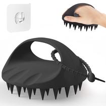 Massageador de Couro Cabeludo Manmihealth - Silicone Preto Massageador de Couro Cabeludo Manmihealth - Silicone Preto