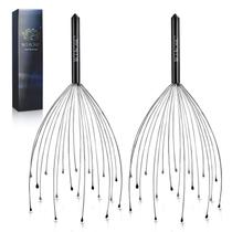 Massageador de couro cabeludo NICEMOVIC 20 Fingers, pacote com 2 unidades, alívio do estresse Massageador de couro cabeludo NICEMOVIC 20 Fingers, pacote com 2 unidades, alívio do estresse