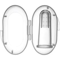 Massageador de gengivas com estojo buba silicone dedeira Massageador de gengivas com estojo buba silicone dedeira