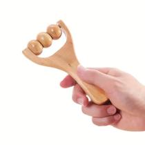 Massageador De Madeira Compacto Para Ombro, Perna, Rolo, Corpo Inteiro, Rosto, Pescoço, Ferramenta